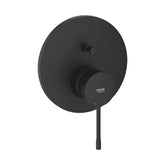 CORPO ESTERNO NERO OPACO PER DOCCIA 2 USCITE SERIE ESSENCE